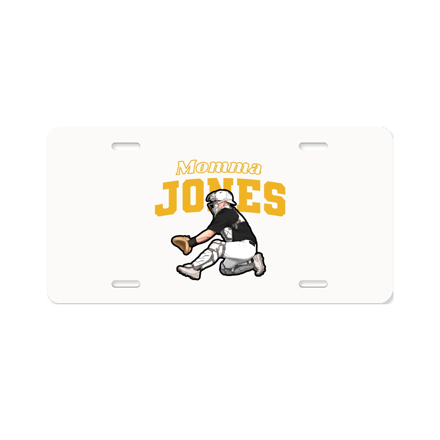 License Plate — Mothers Day Block in Classic