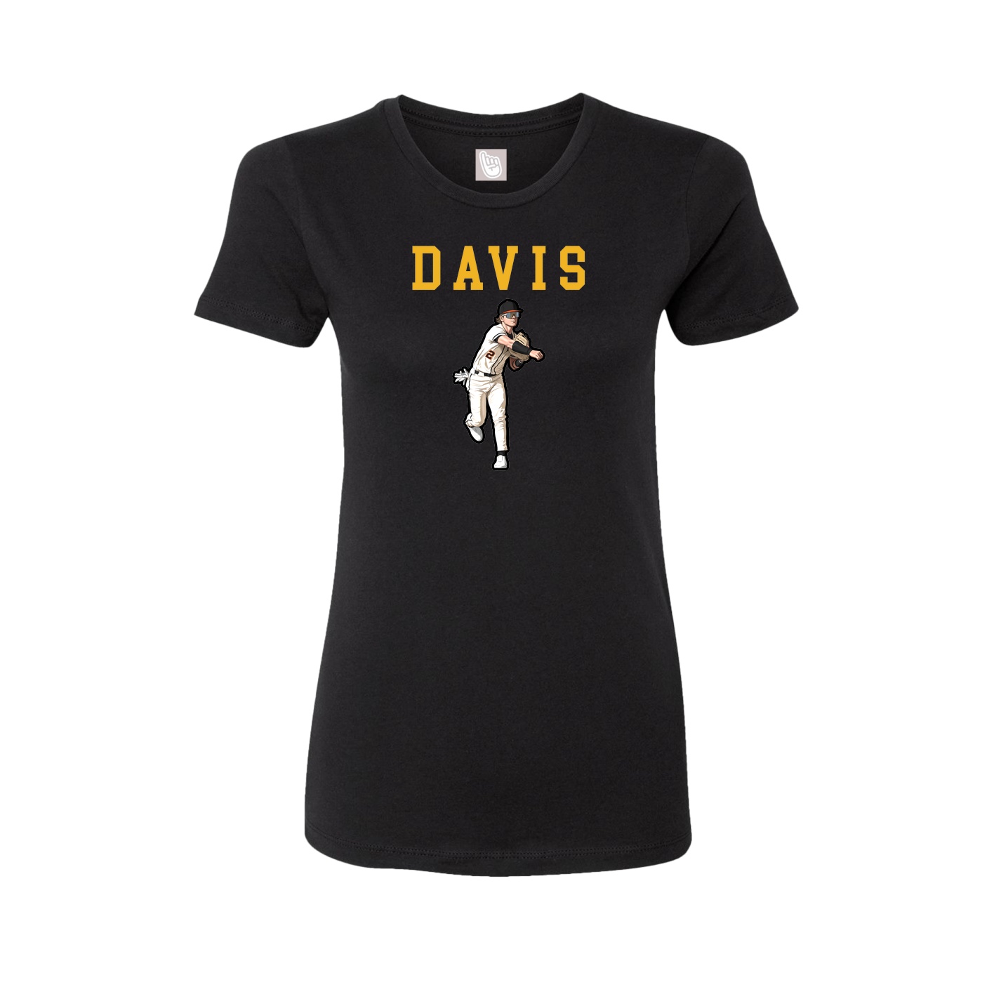 Fitted Women's Tee — Shirsey in Black