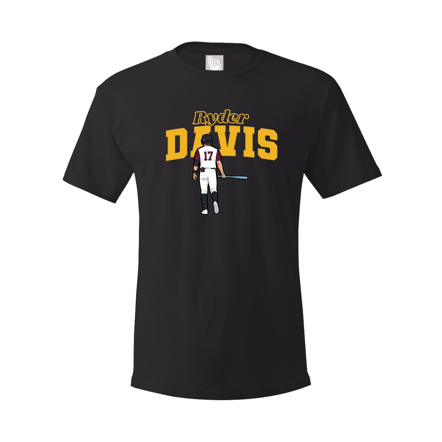 Youth Tee — Name Arch in Black