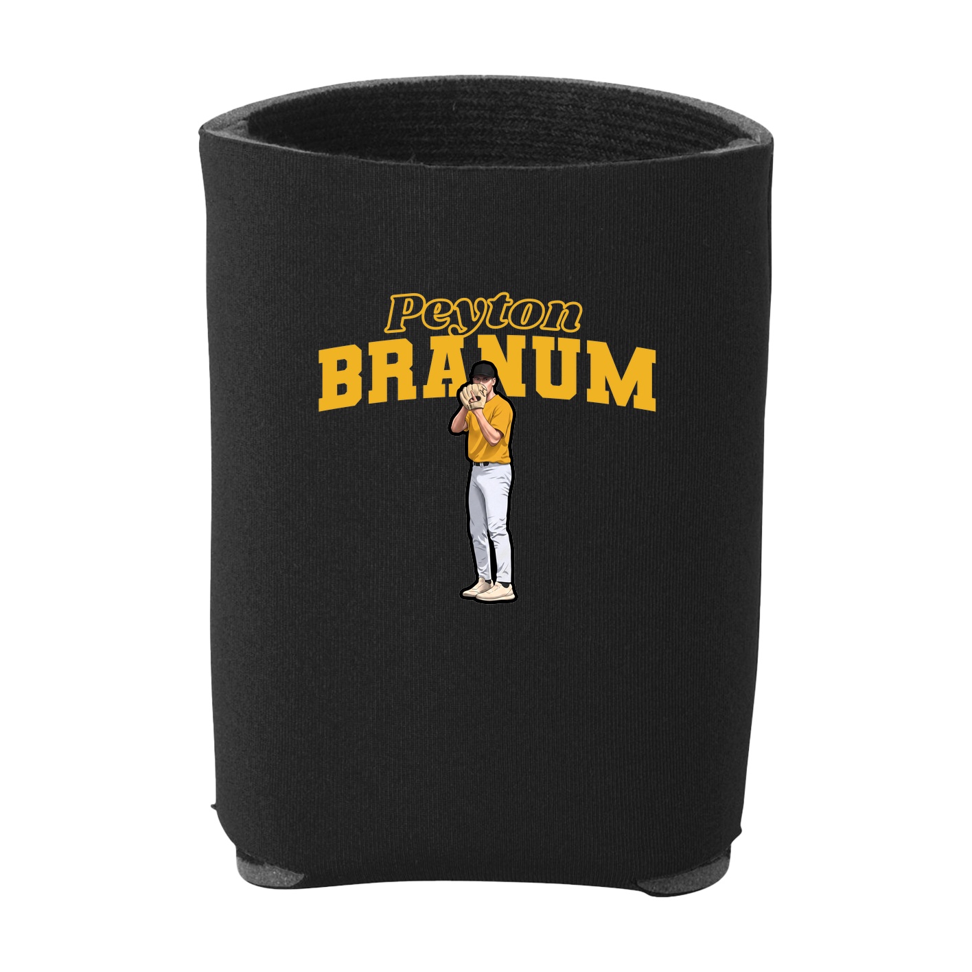 Can Holder — Name Arch in Black