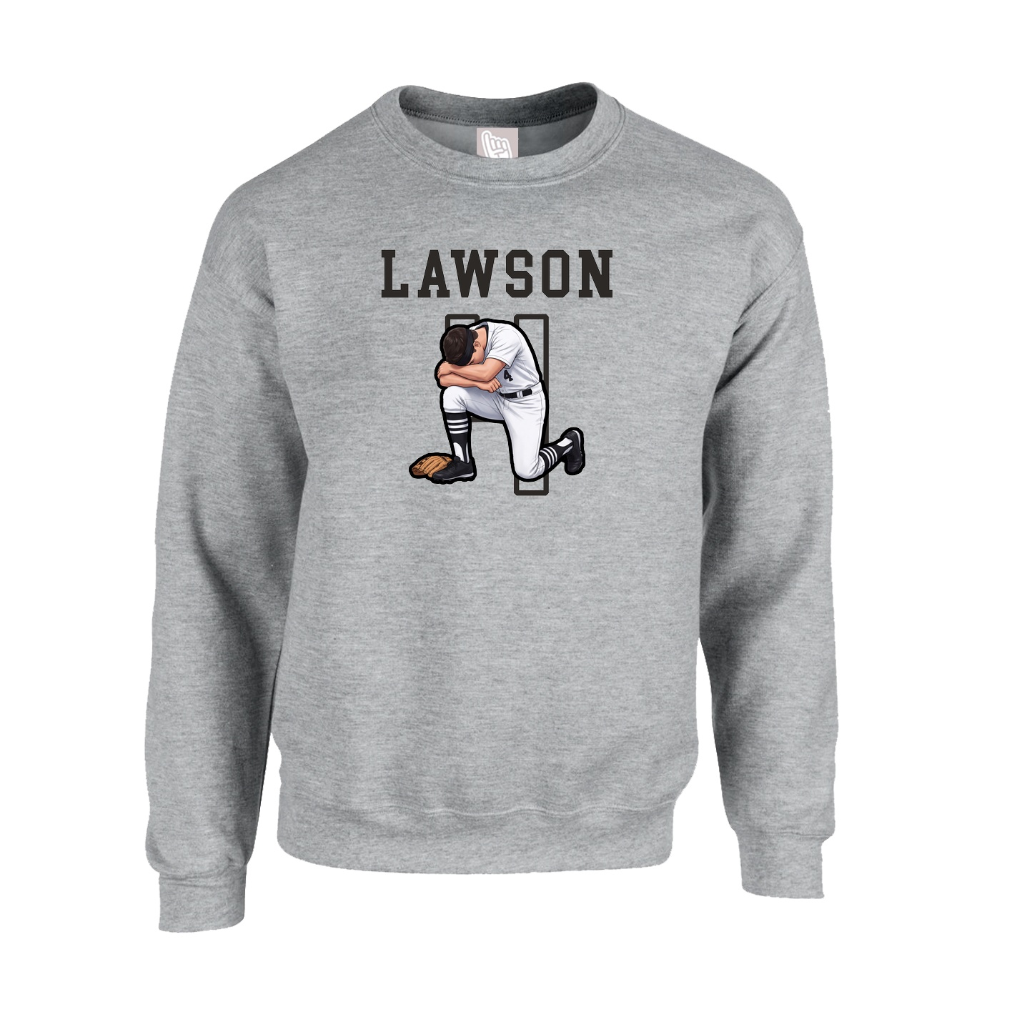 Fleece Crew — Shirsey in Grey