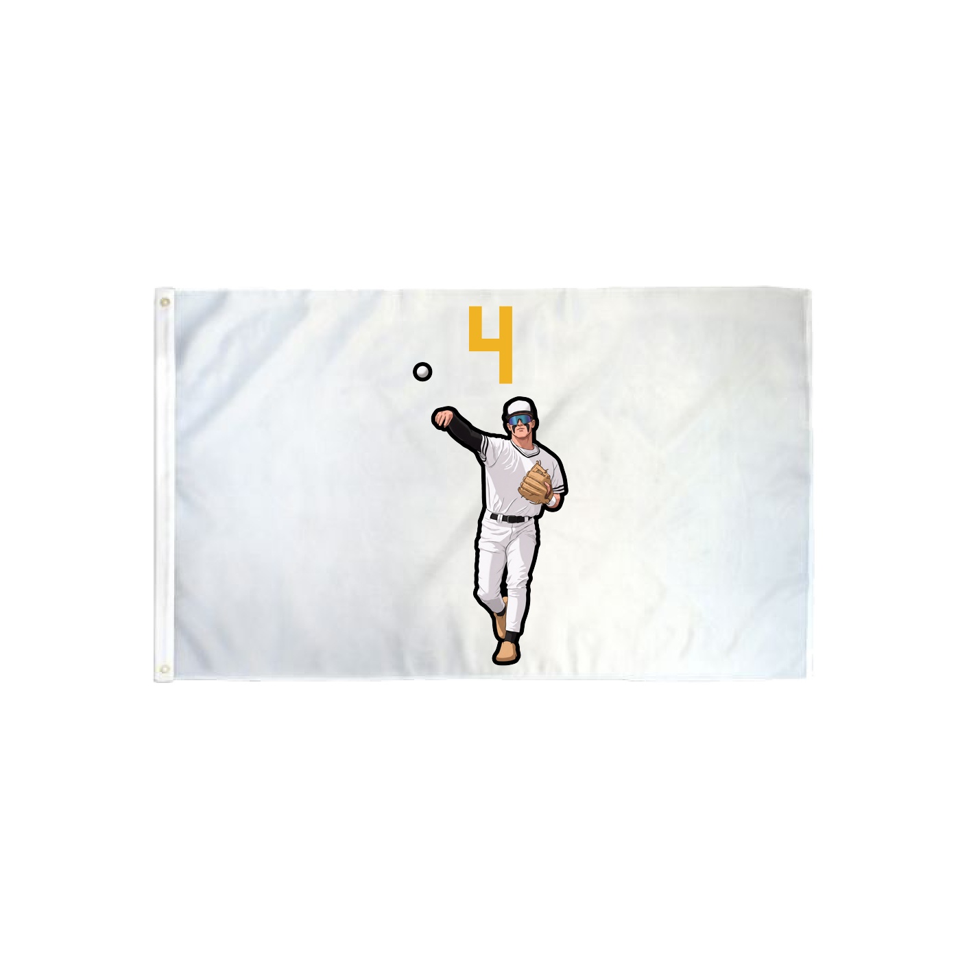 3x5 Flag — Number Top in Classic