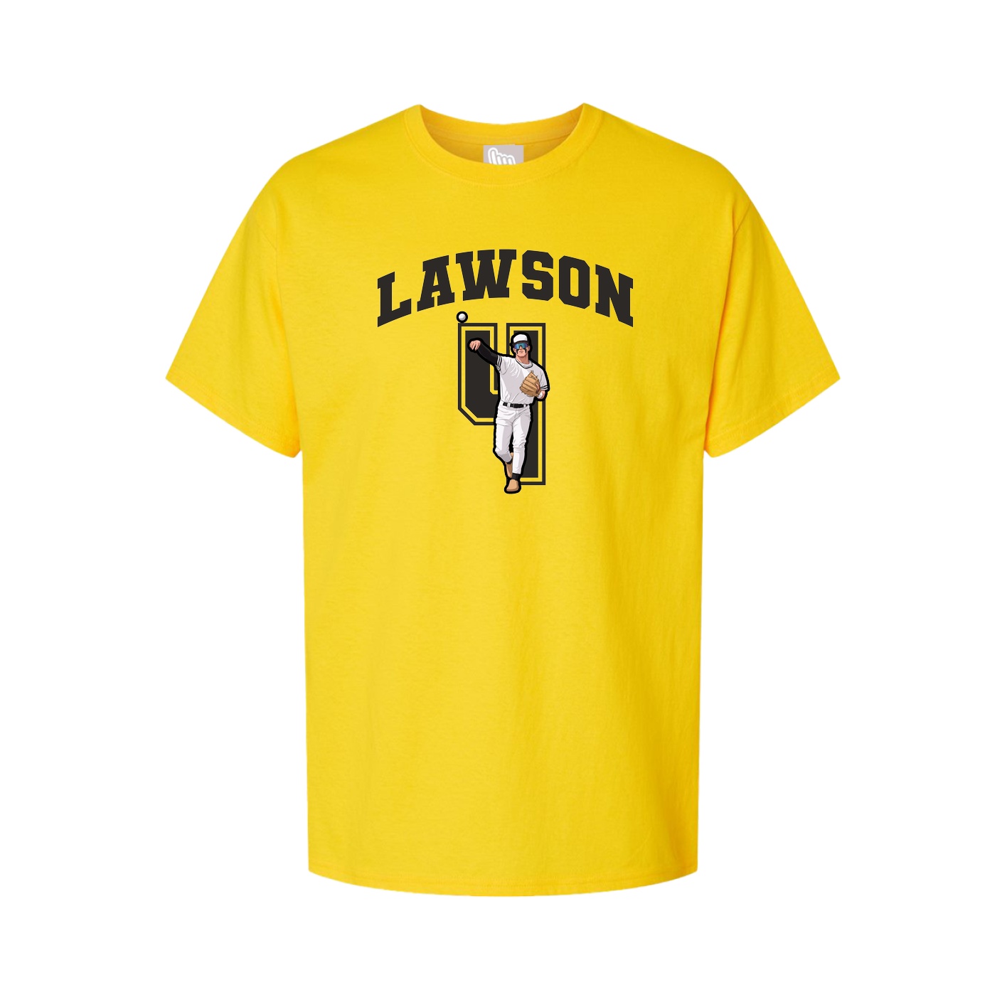 Youth Tee — Number in Gold