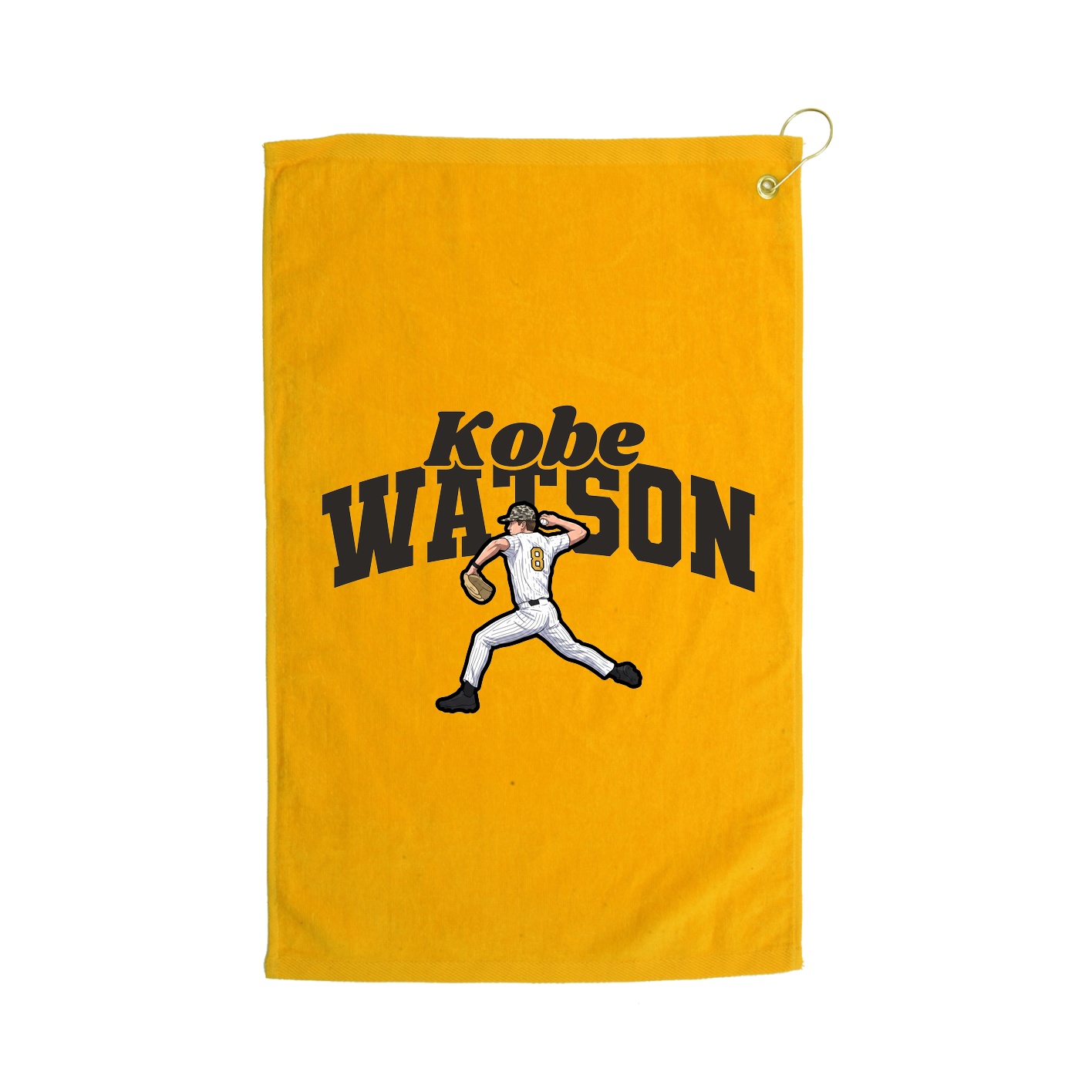 Golf Towel — Signature Arch in Gold