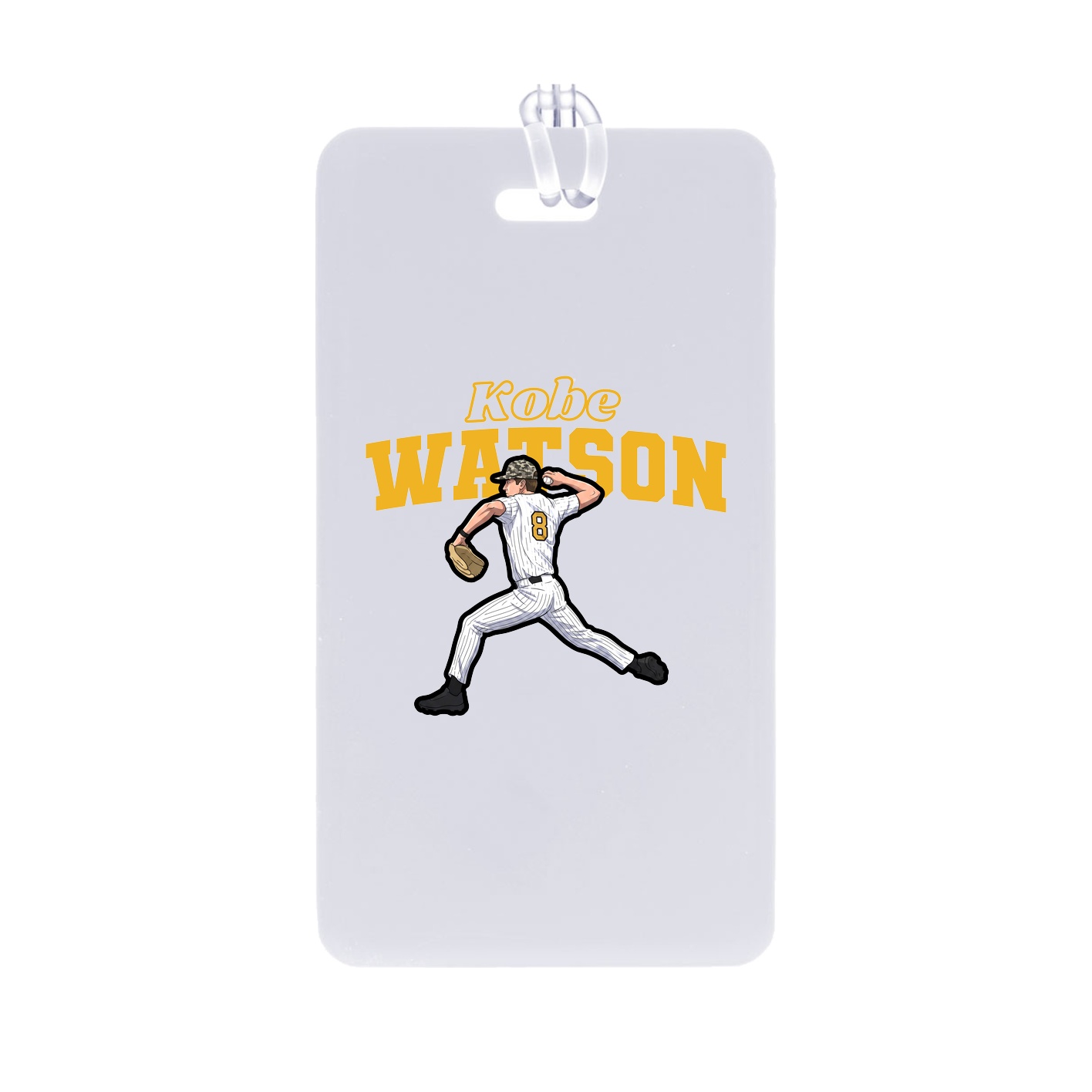 Bag Tag — Name Arch in Classic