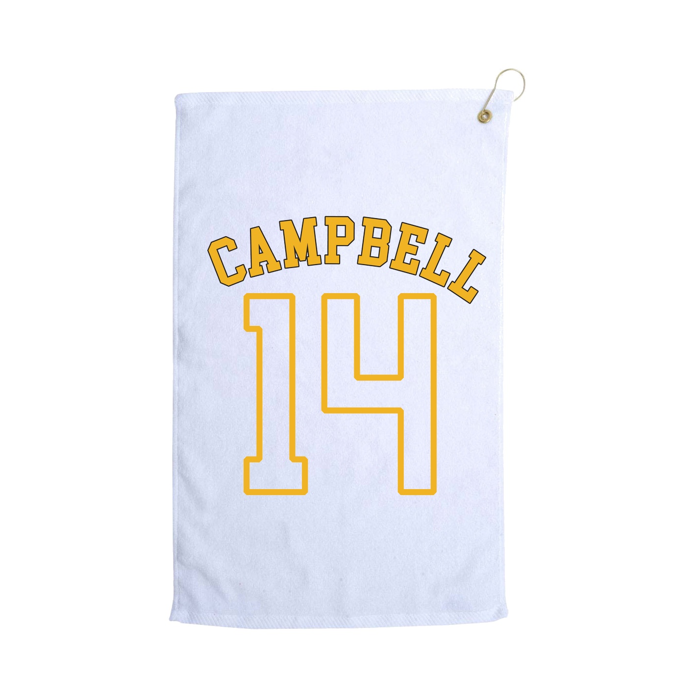Golf Towel — Shirsey Arch in White
