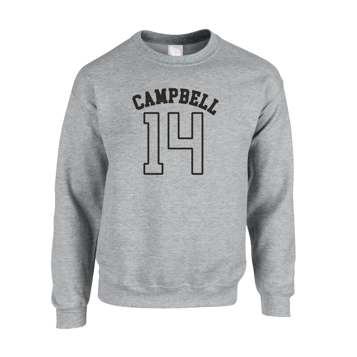 Fleece Crew — Shirsey Arch in Grey