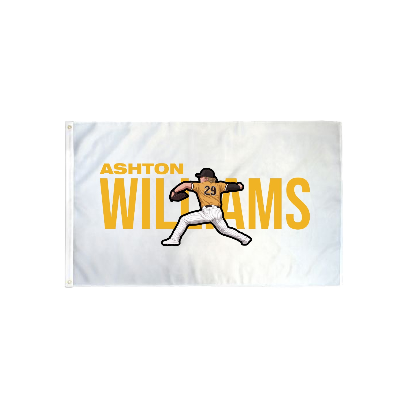 3x5 Flag — Player Name in Classic