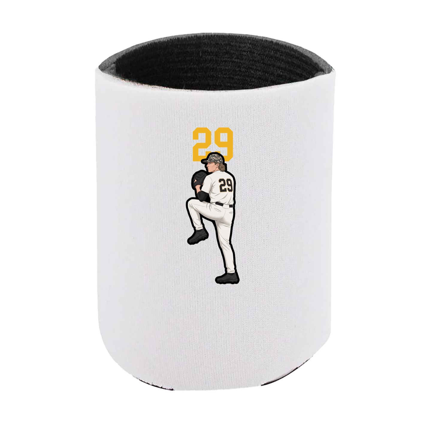 Can Holder — Number Top in White