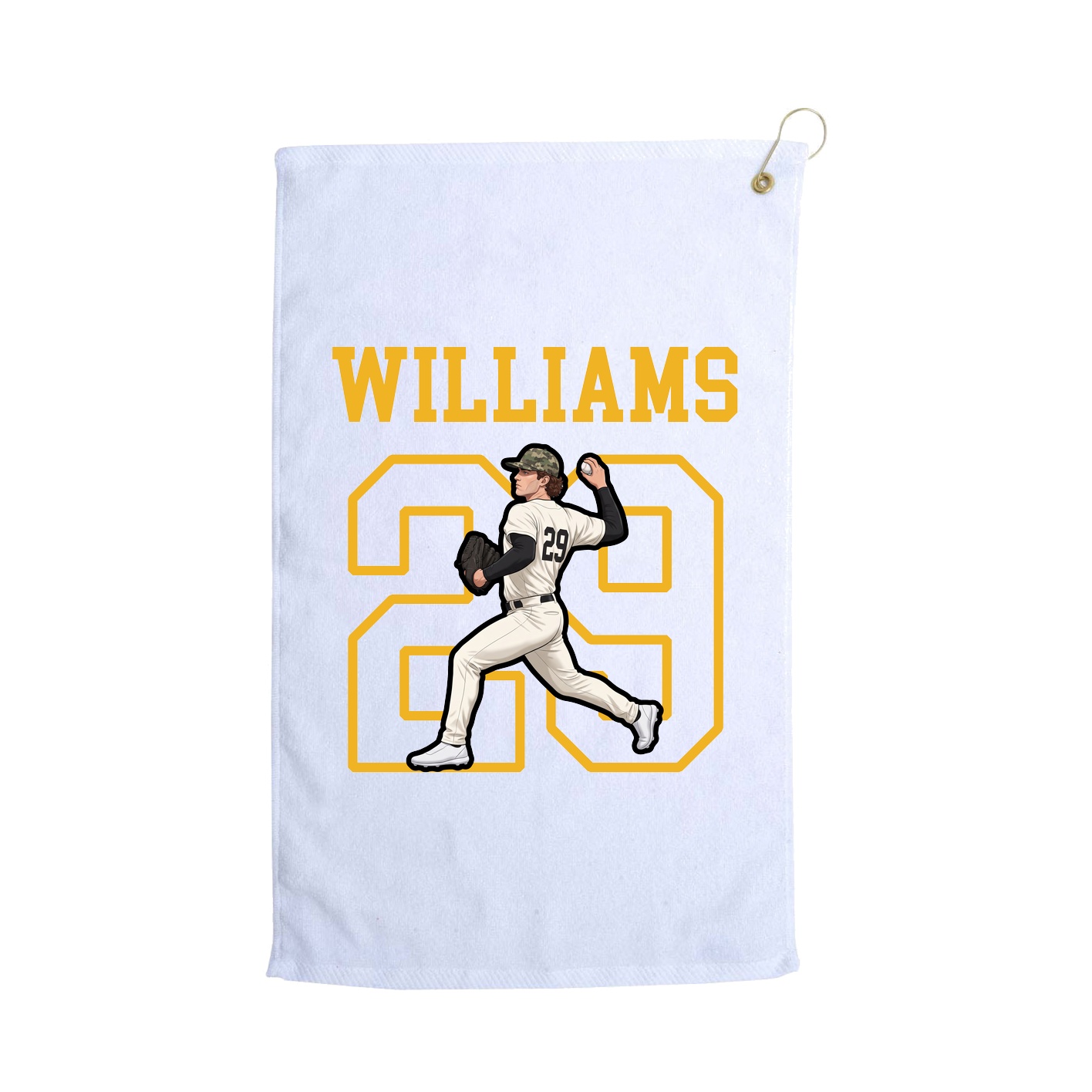 Golf Towel — Shirsey in White