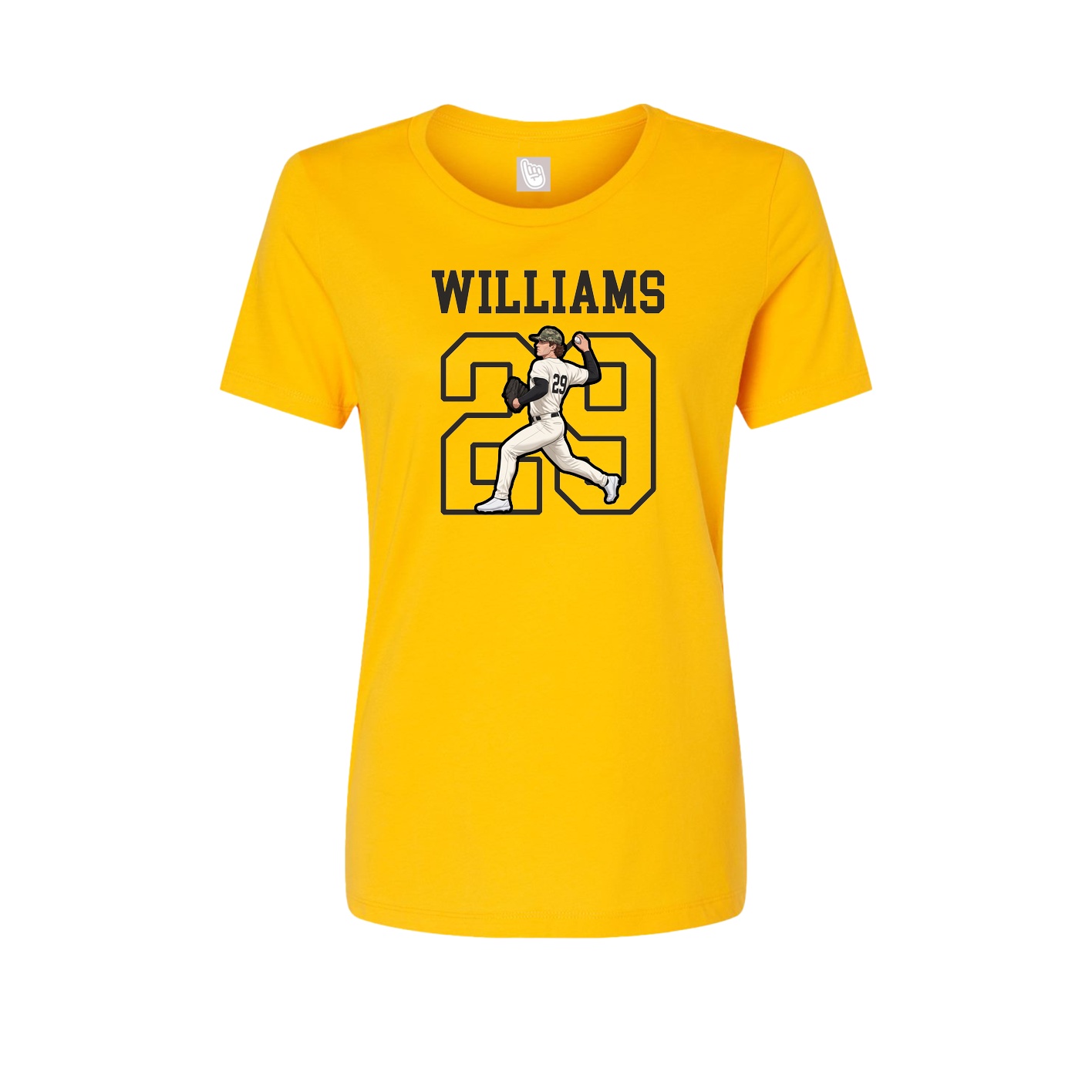 Fitted Women's Tee — Shirsey in Gold