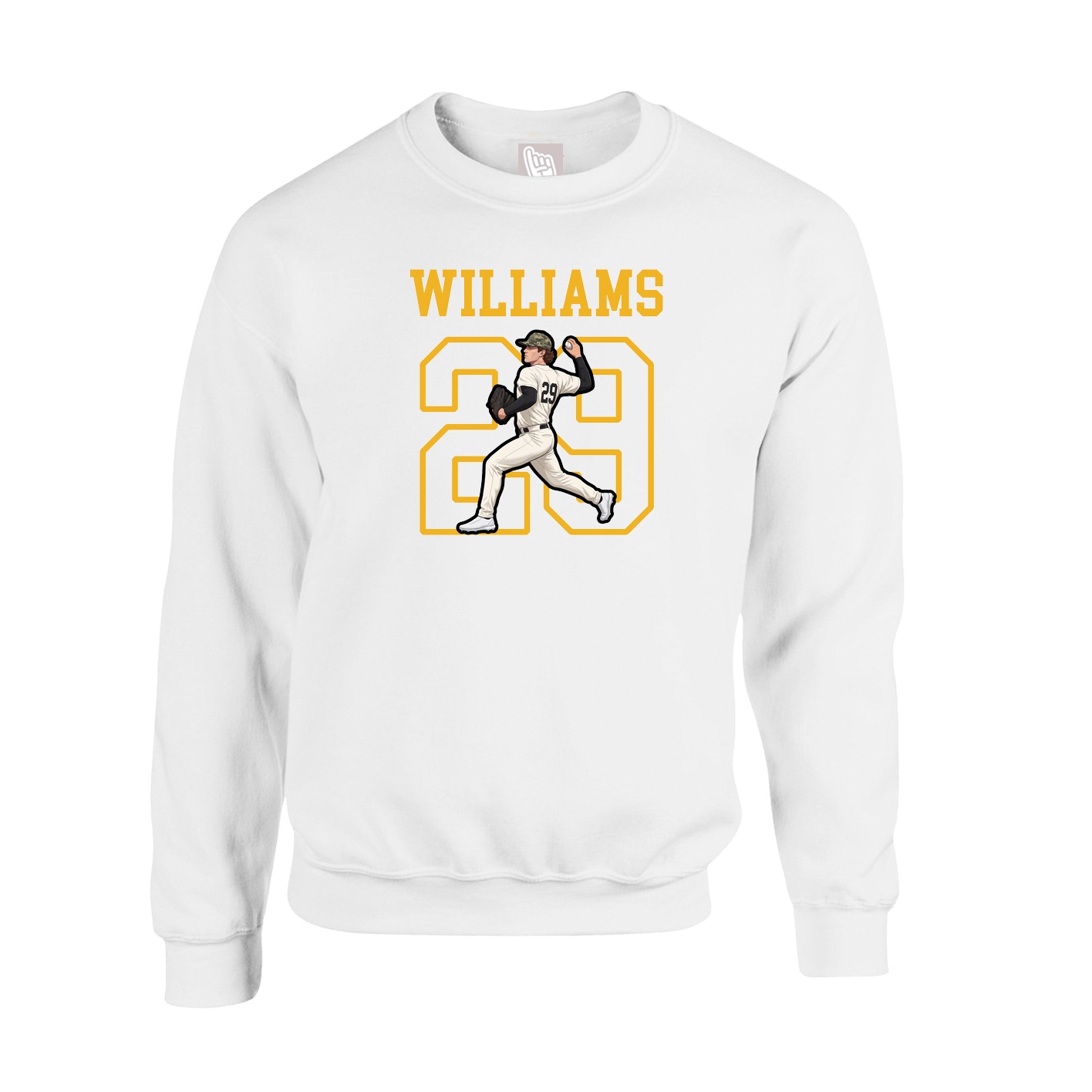 Fleece Crew — Shirsey in White