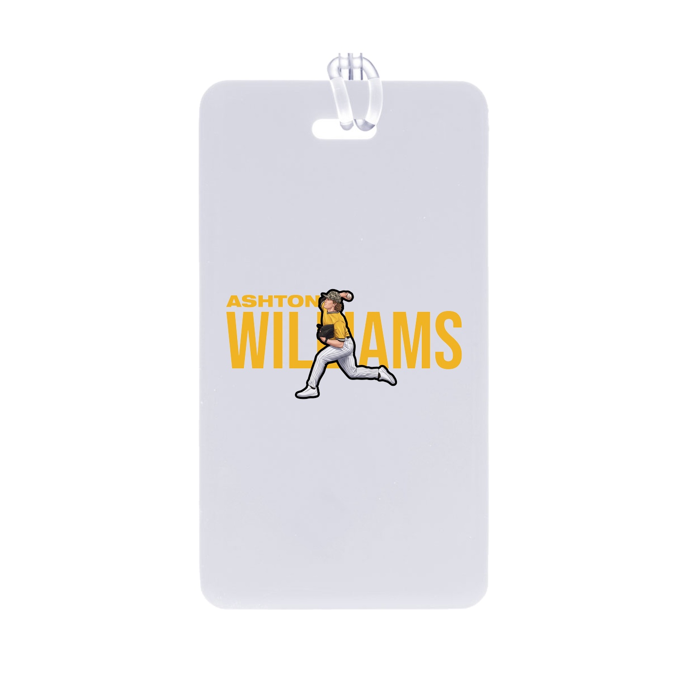 Bag Tag — Player Name in Classic