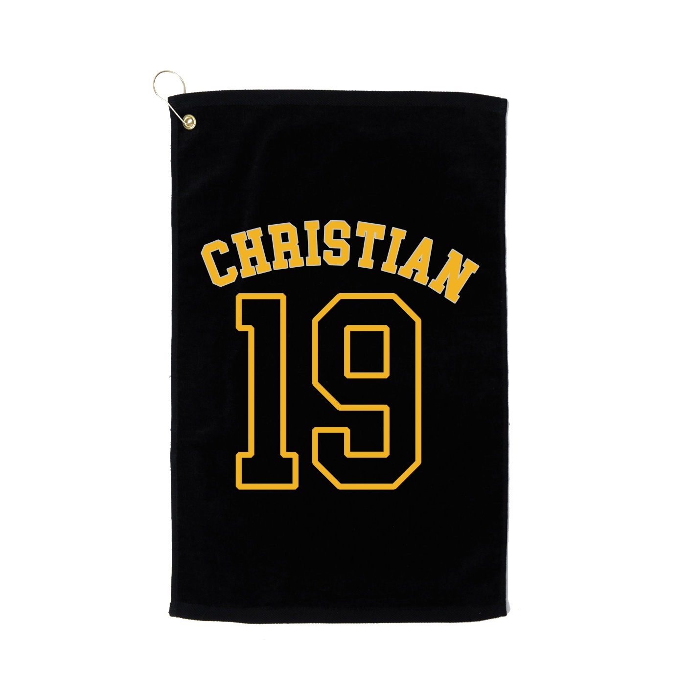 Golf Towel — Shirsey Arch in Black