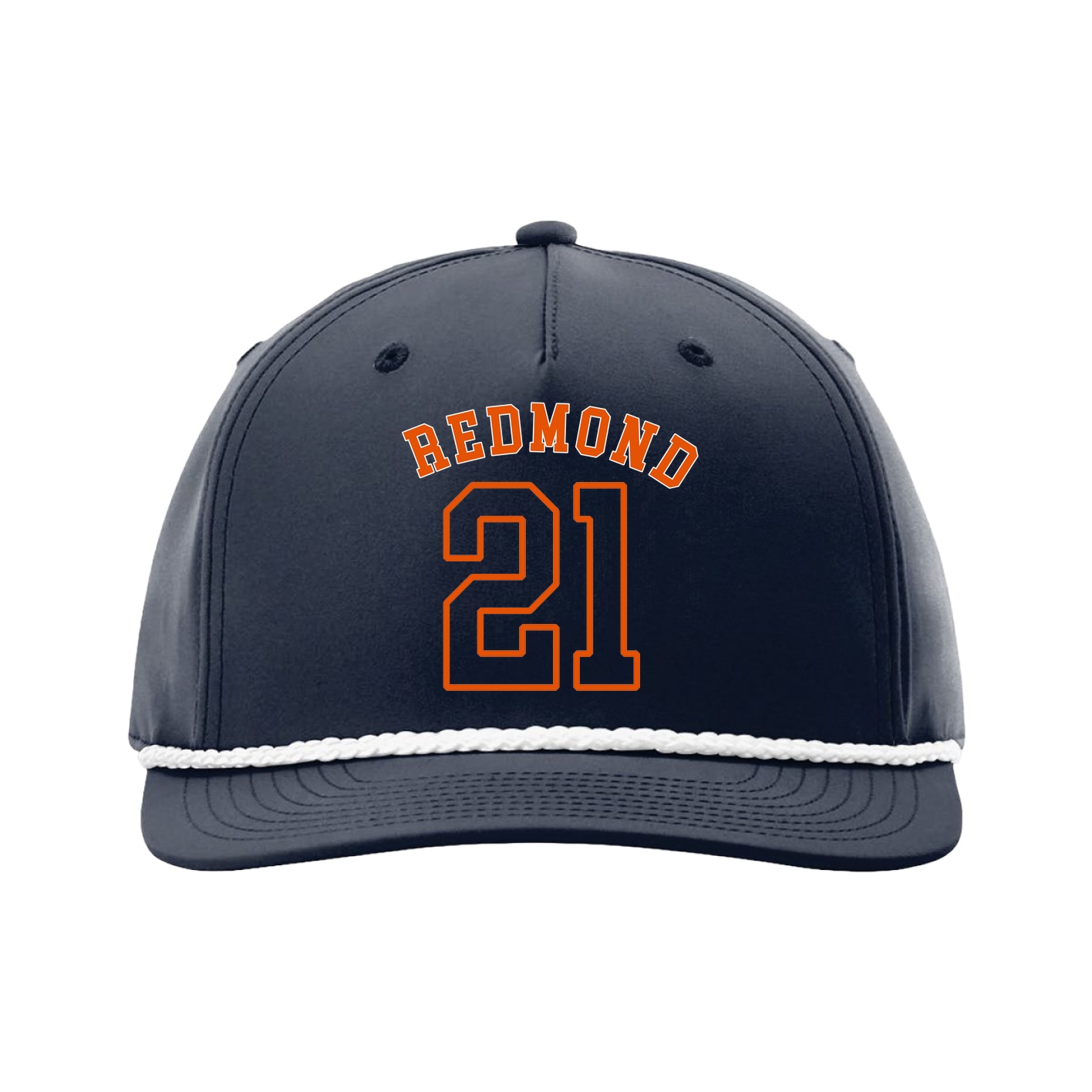 Five-Panel Classic Rope Cap — Shirsey Arch in Navy