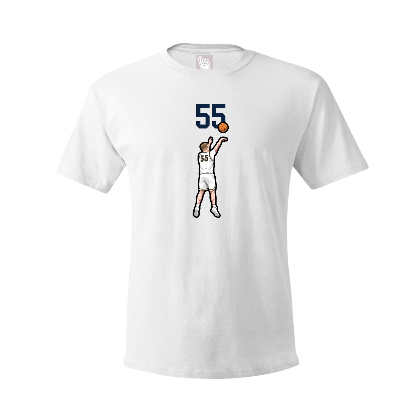 Tee — Number Top in White