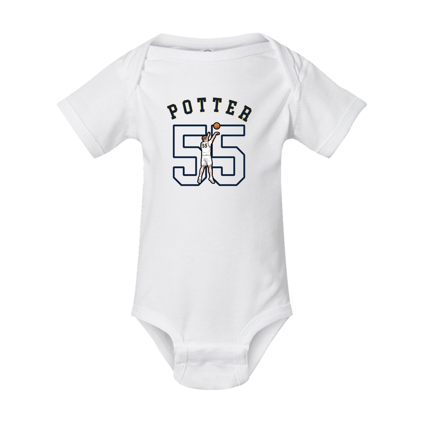 Baby Onesie — Shirsey Arch in White