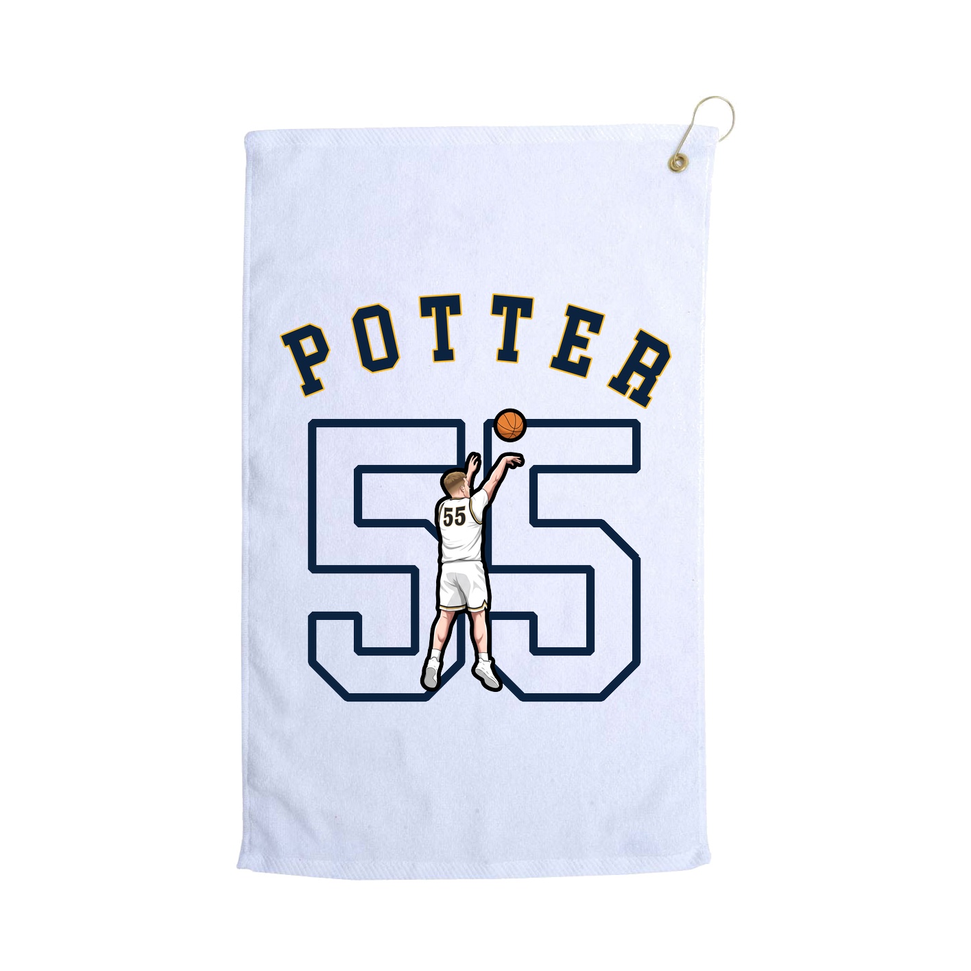 Golf Towel — Shirsey Arch in White