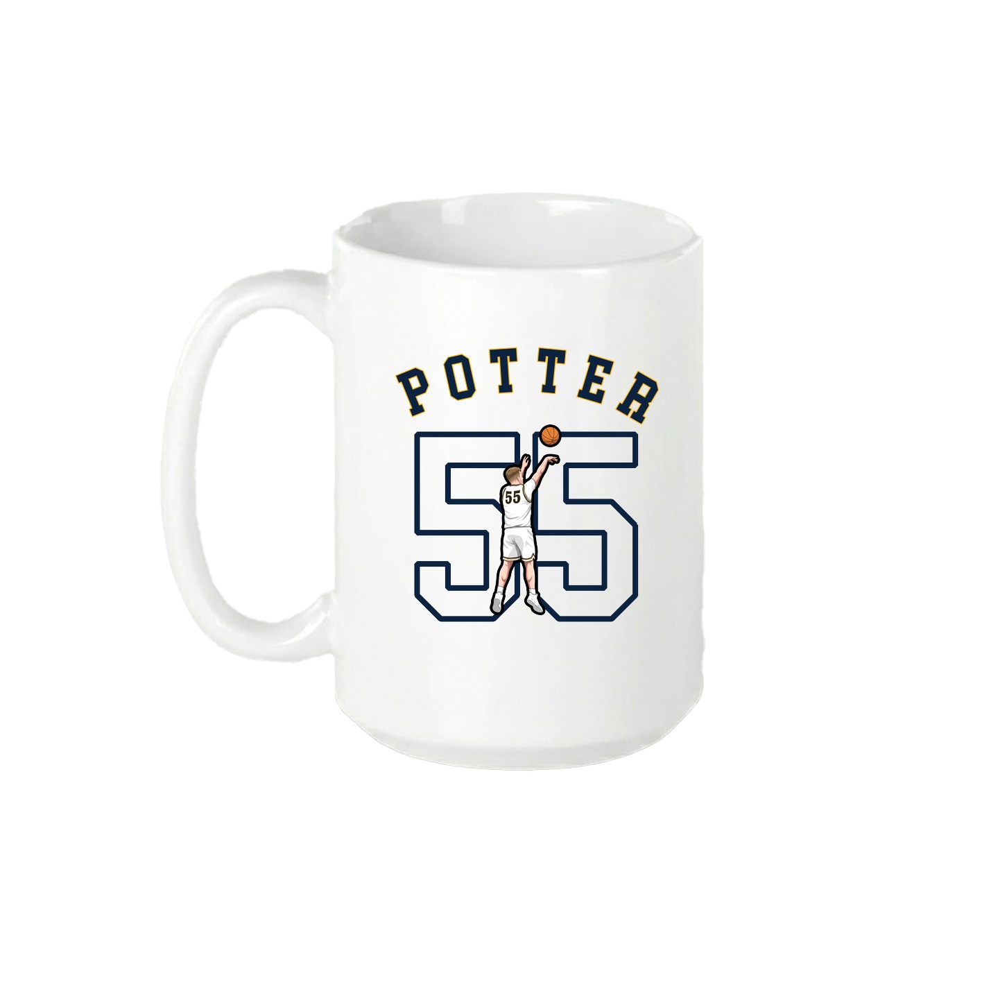 15oz Coffee Mug — Shirsey Arch in White