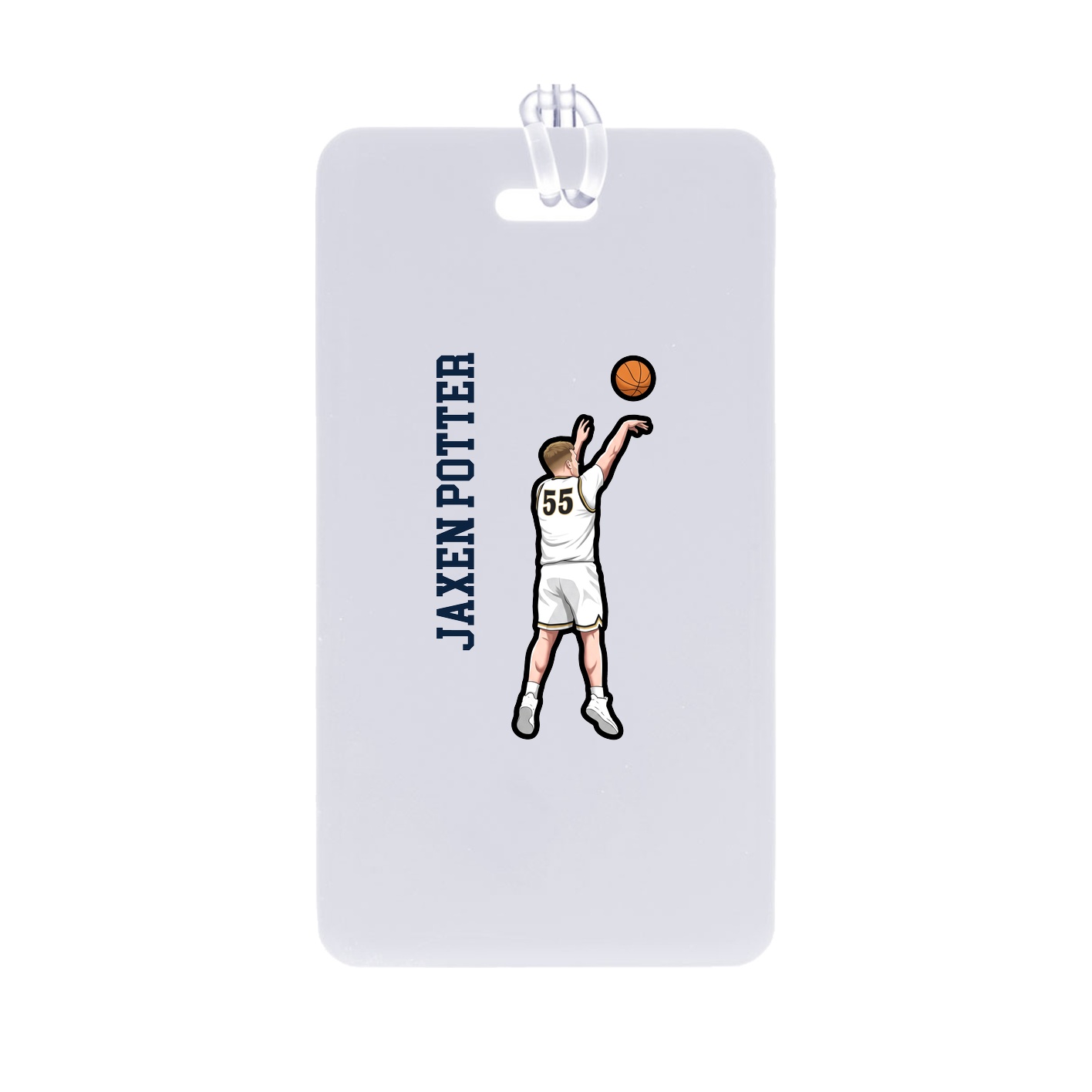 Bag Tag — Name Vertical in Classic