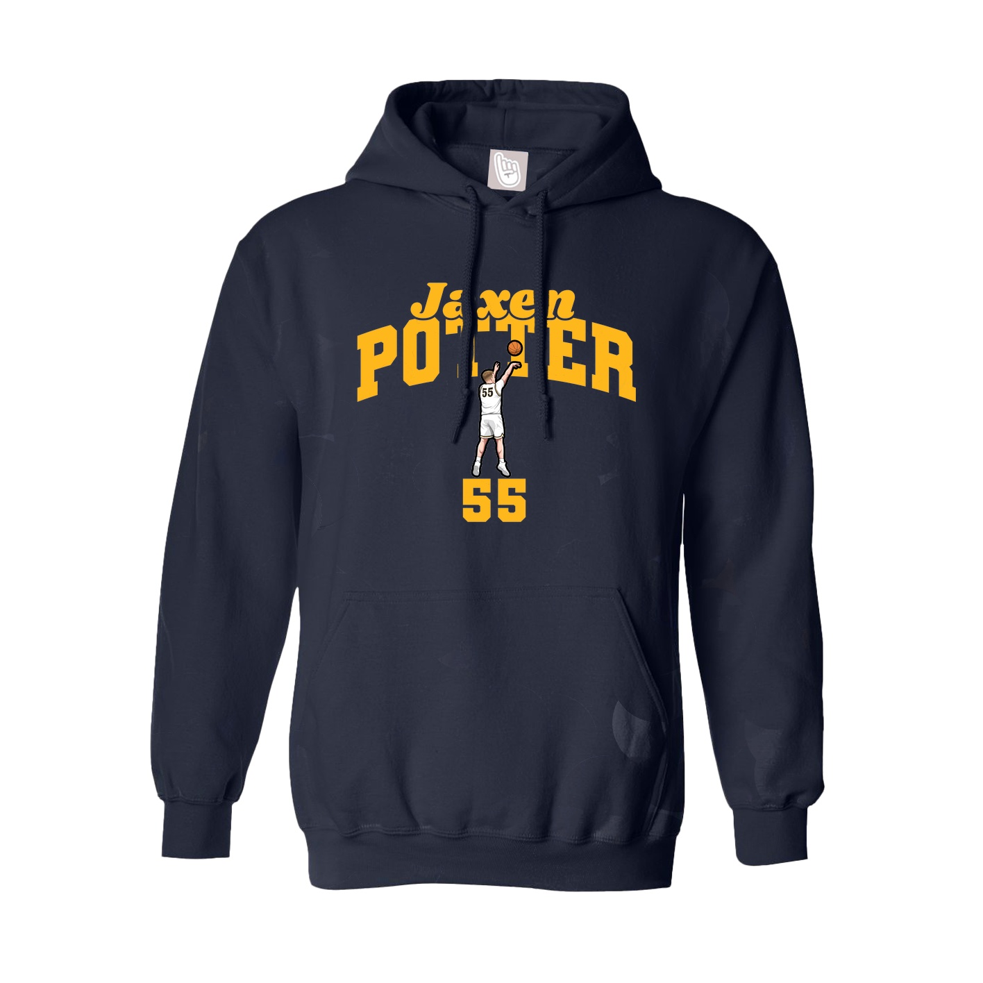 Hoodie — Signature Arch in Navy