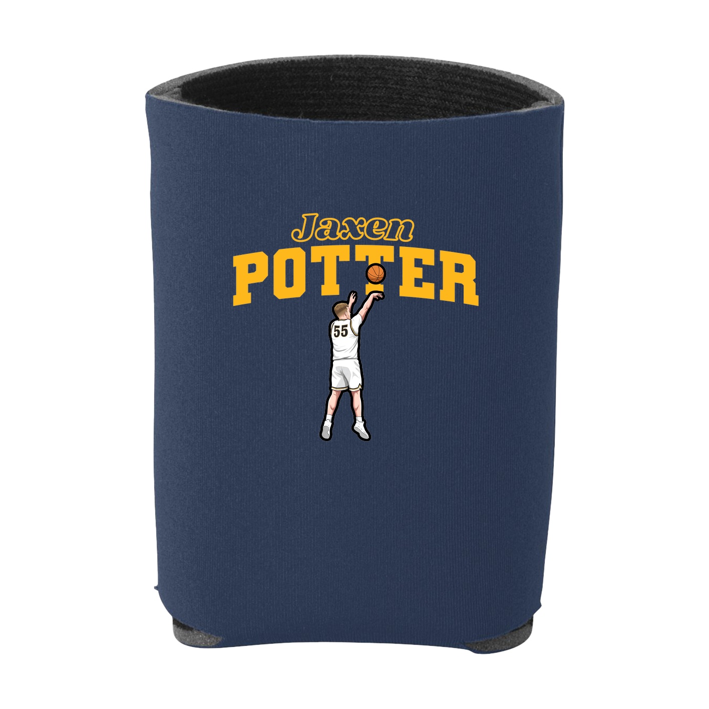 Can Holder — Name Arch in Navy