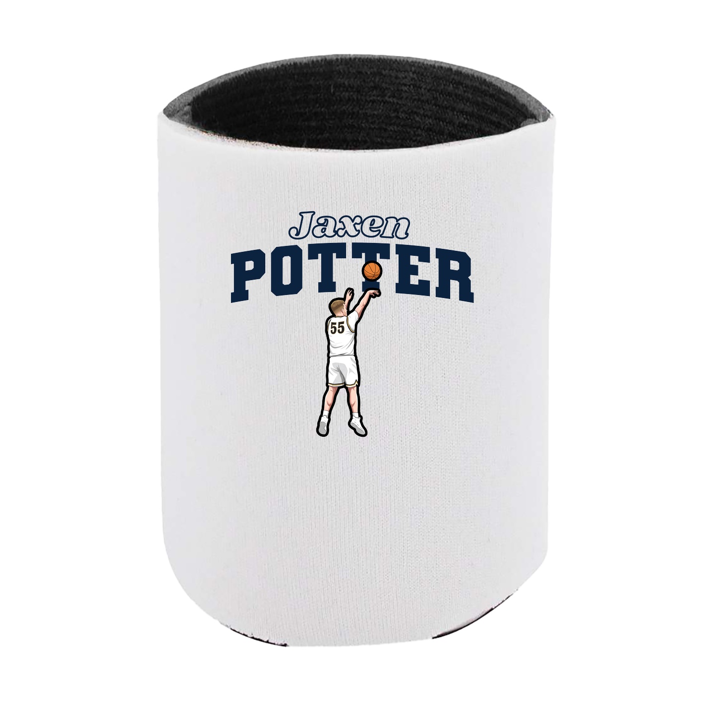 Can Holder — Name Arch in White