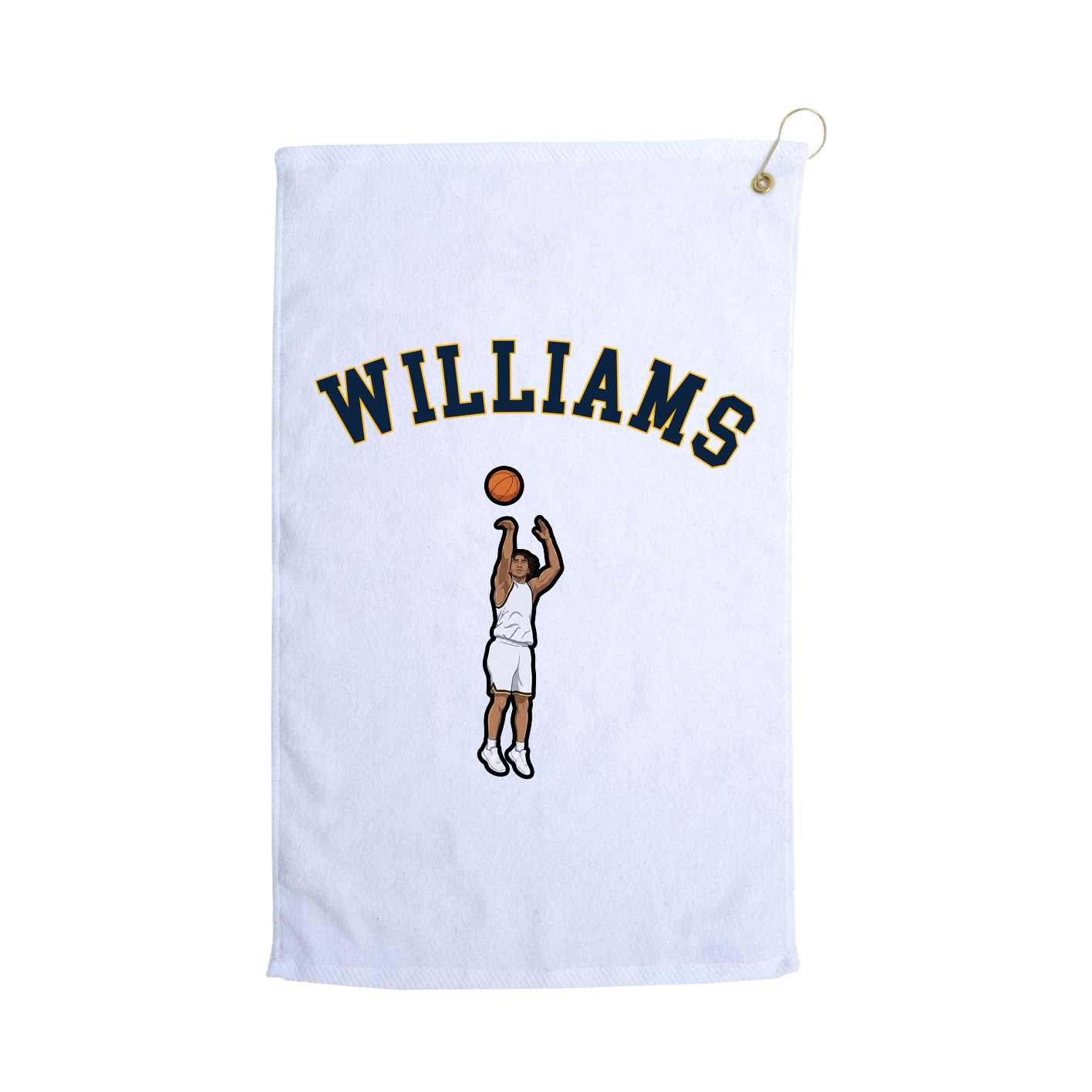 Golf Towel — Shirsey Arch in White