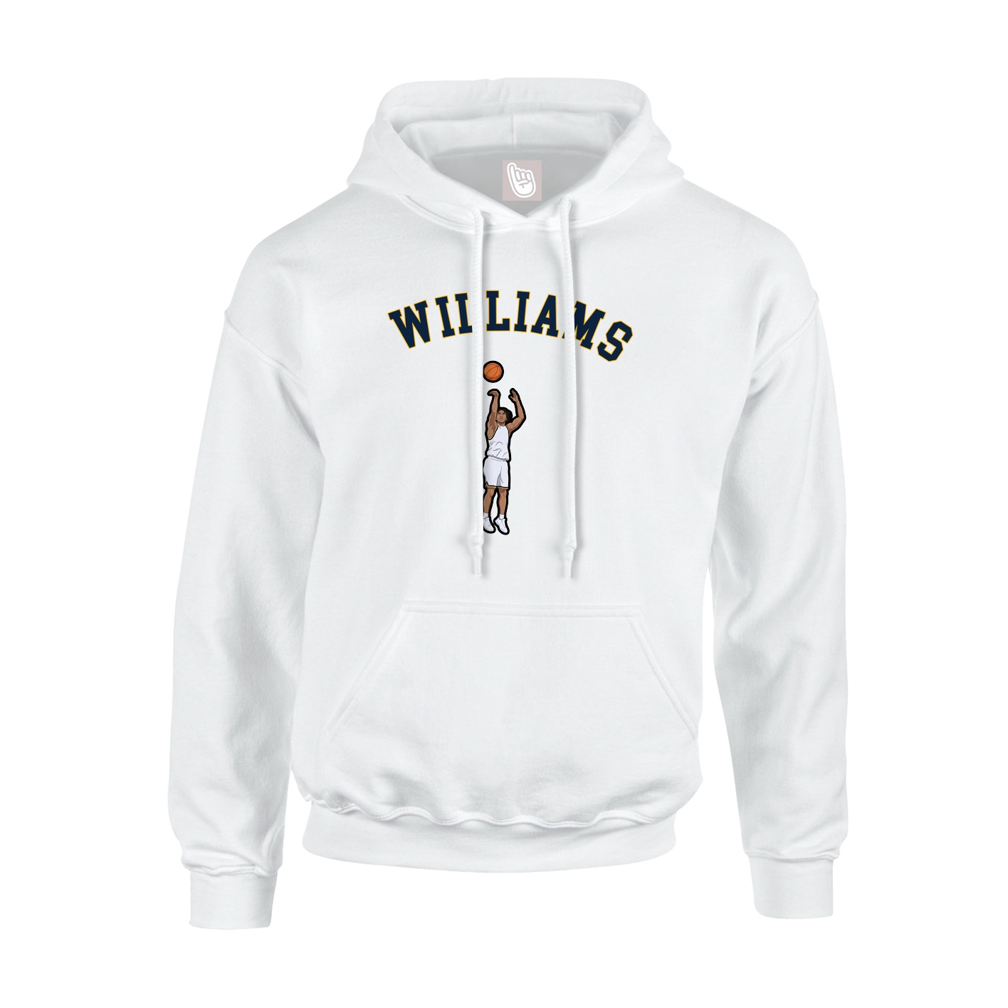 Hoodie — Shirsey Arch in White