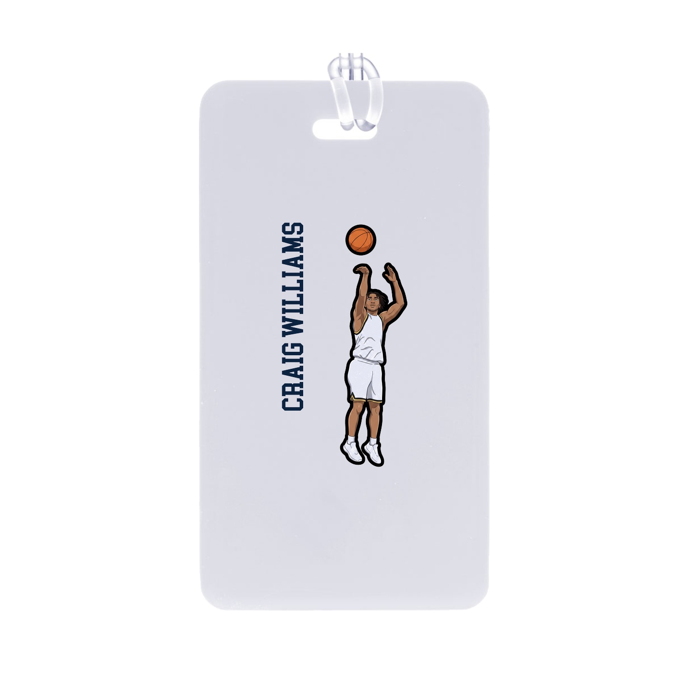 Bag Tag — Name Vertical in Classic