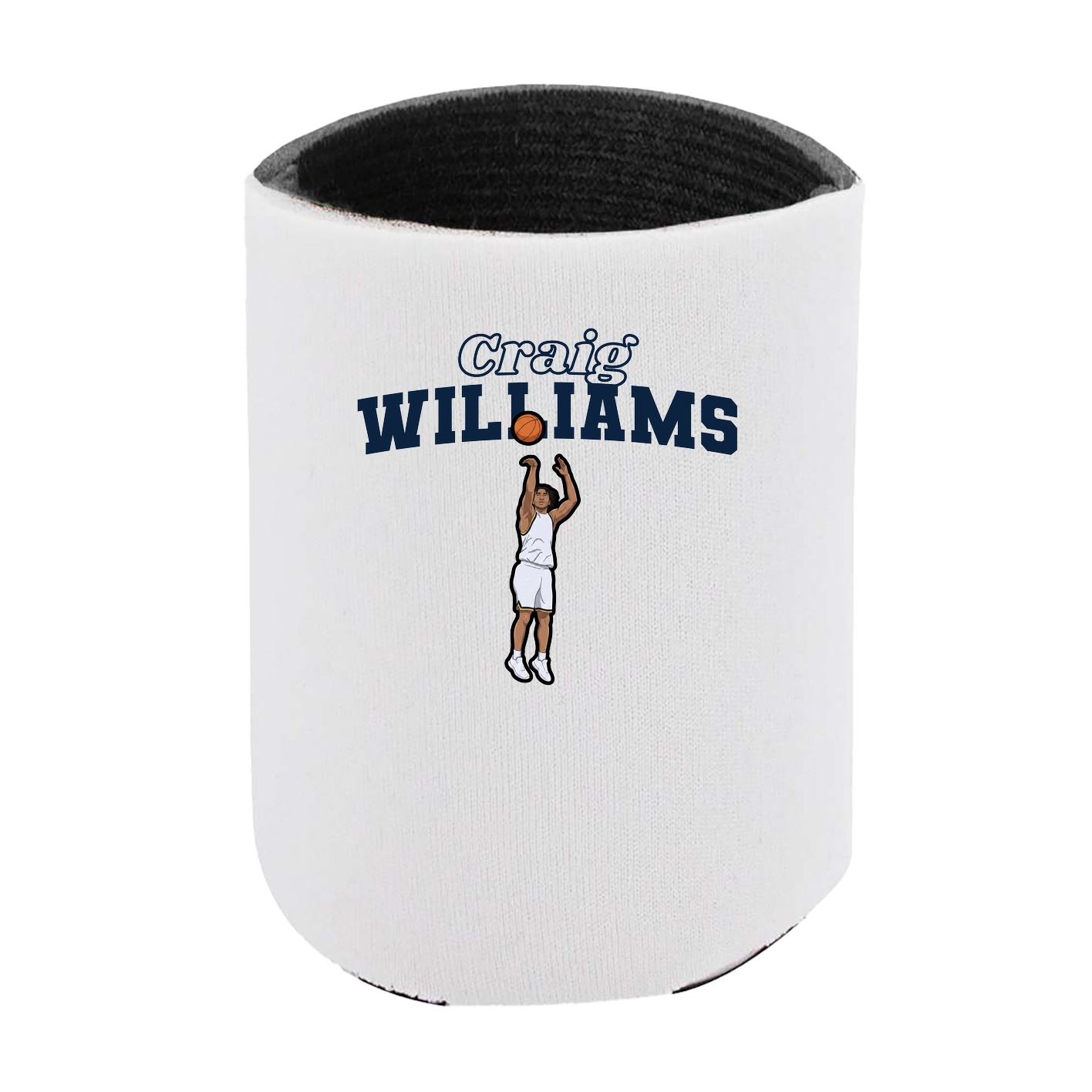 Can Holder — Name Arch in White