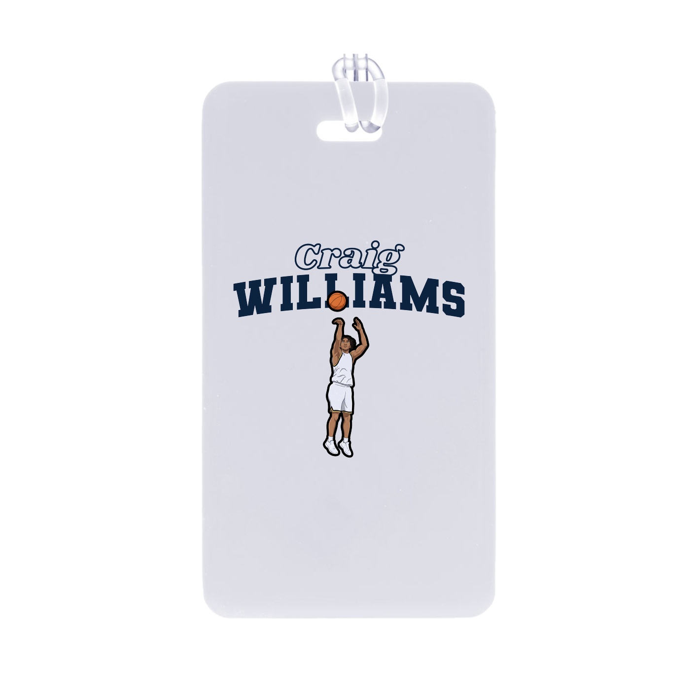 Bag Tag — Name Arch in Classic