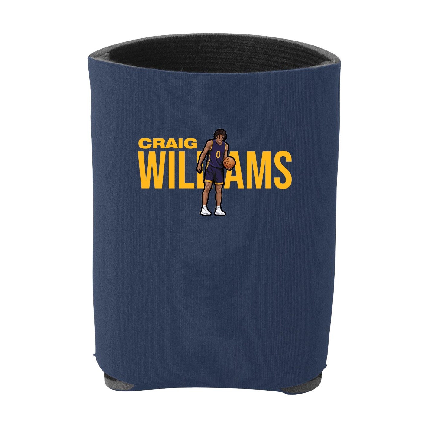 Can Holder — Player Name in Navy