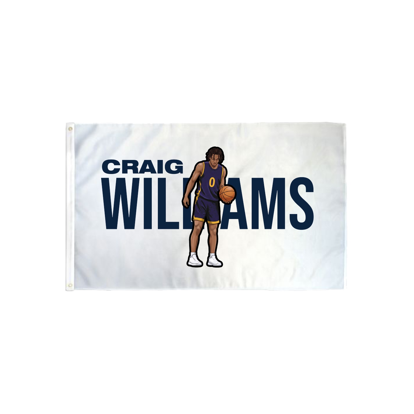 3x5 Flag — Player Name in Classic