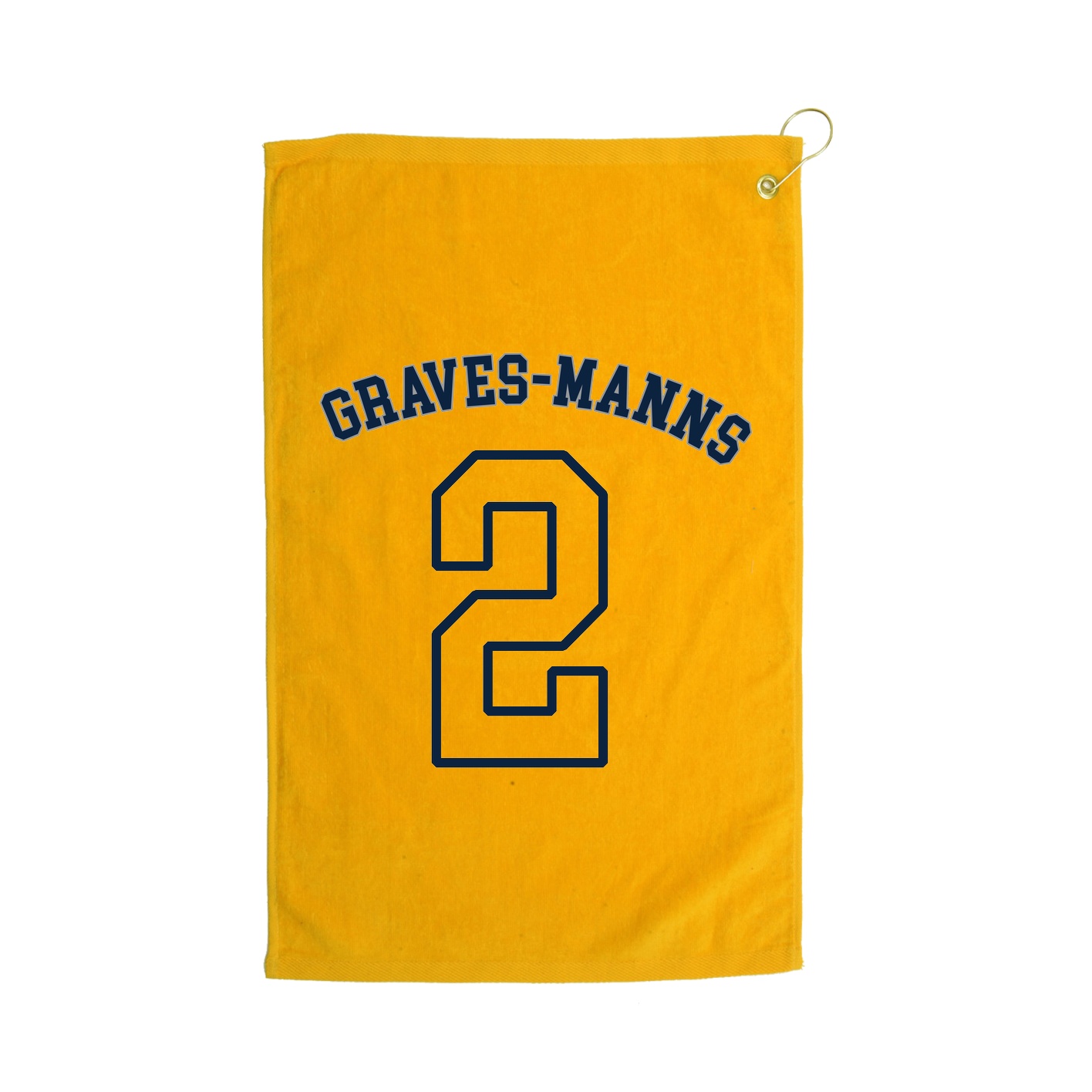 Golf Towel — Shirsey Arch in Gold