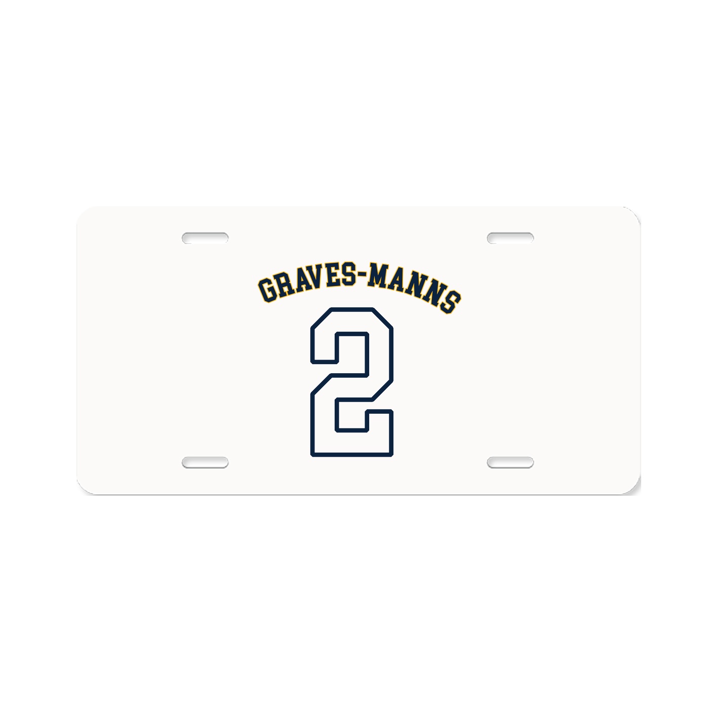 License Plate — Shirsey Arch in Classic