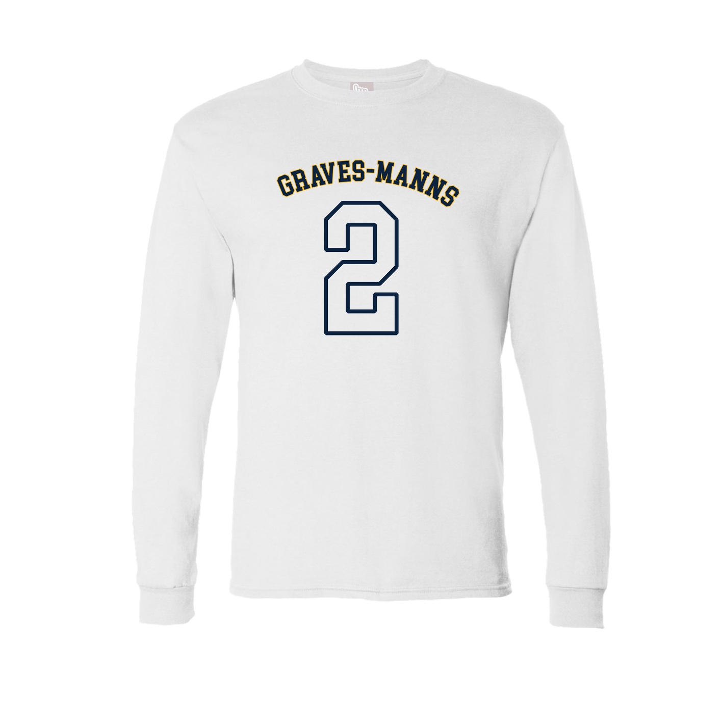 Long Sleeve Tee — Shirsey Arch in White