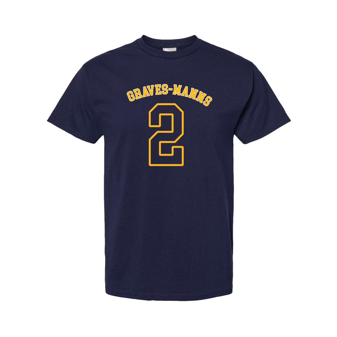 Youth Tee — Shirsey Arch in Navy