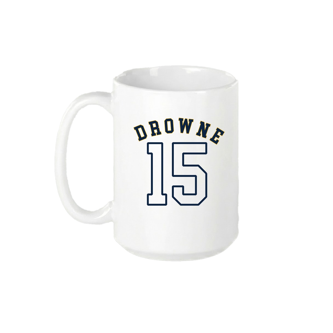 15oz Coffee Mug — Shirsey Arch in White