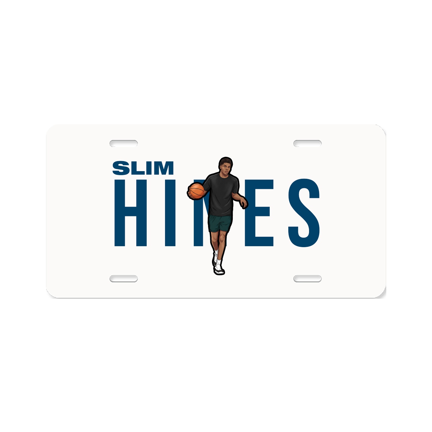License Plate — Player Name in Classic