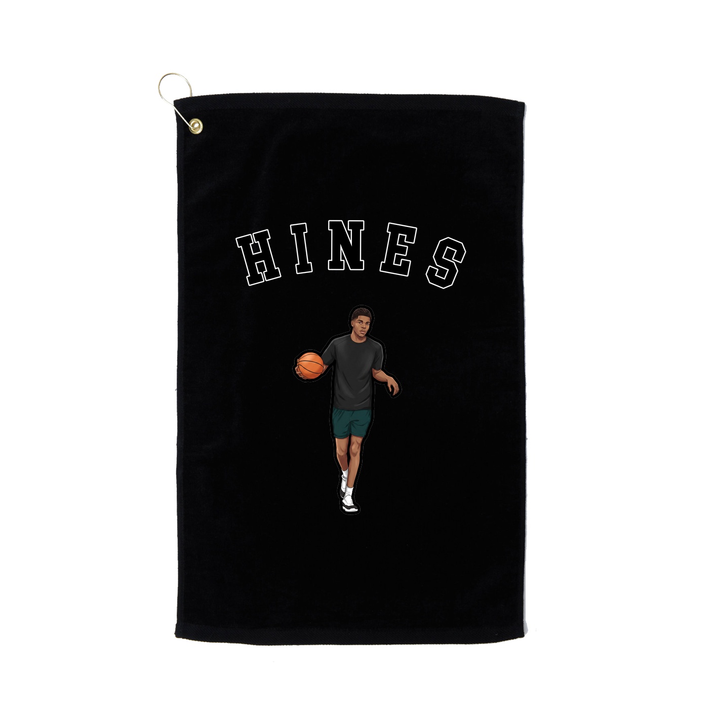 Golf Towel — Shirsey Arch in Black