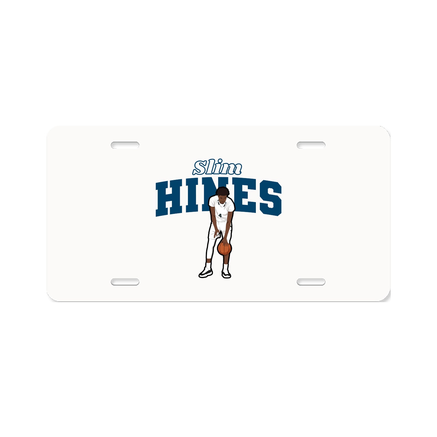 License Plate — Name Arch in Classic