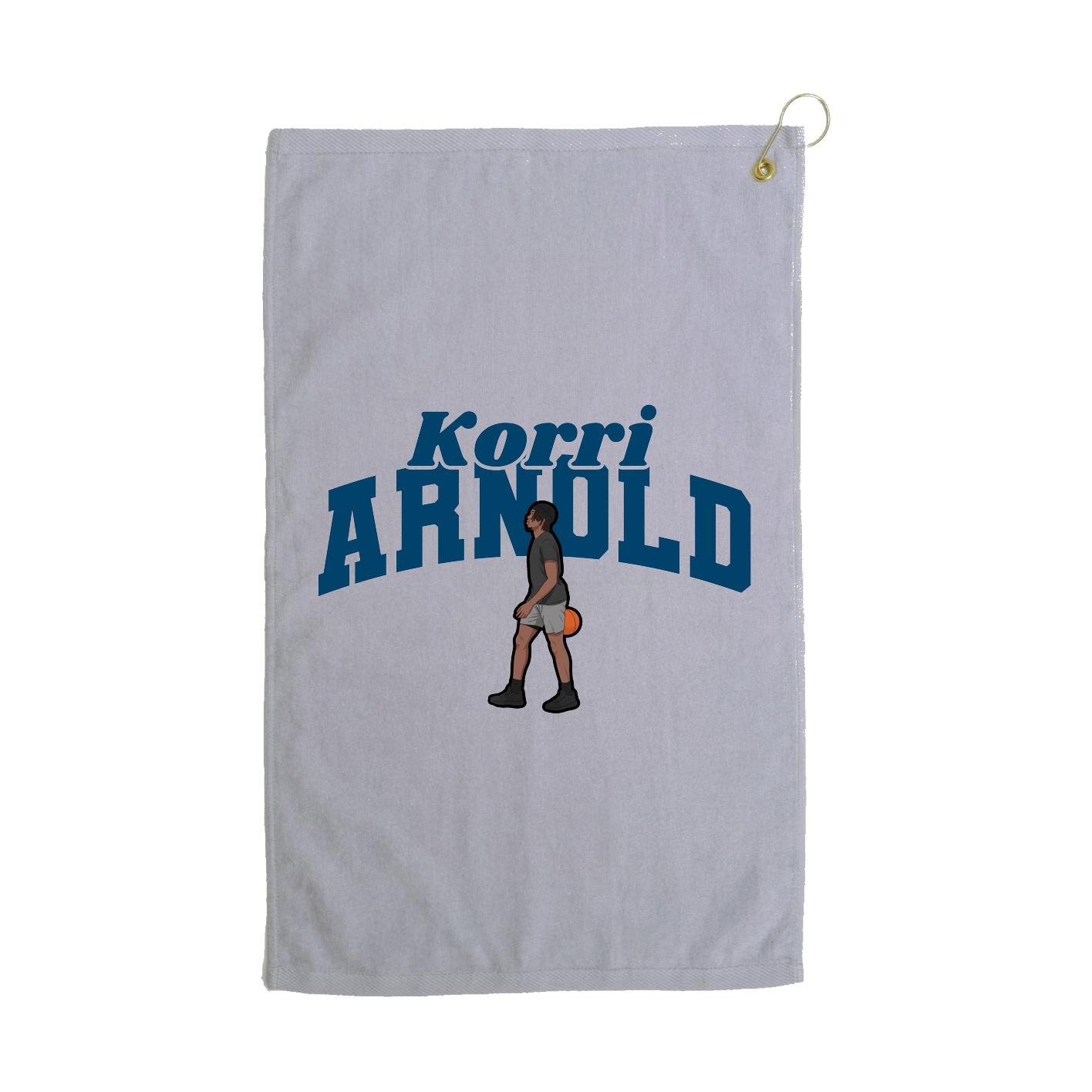Golf Towel — Signature Arch in Grey