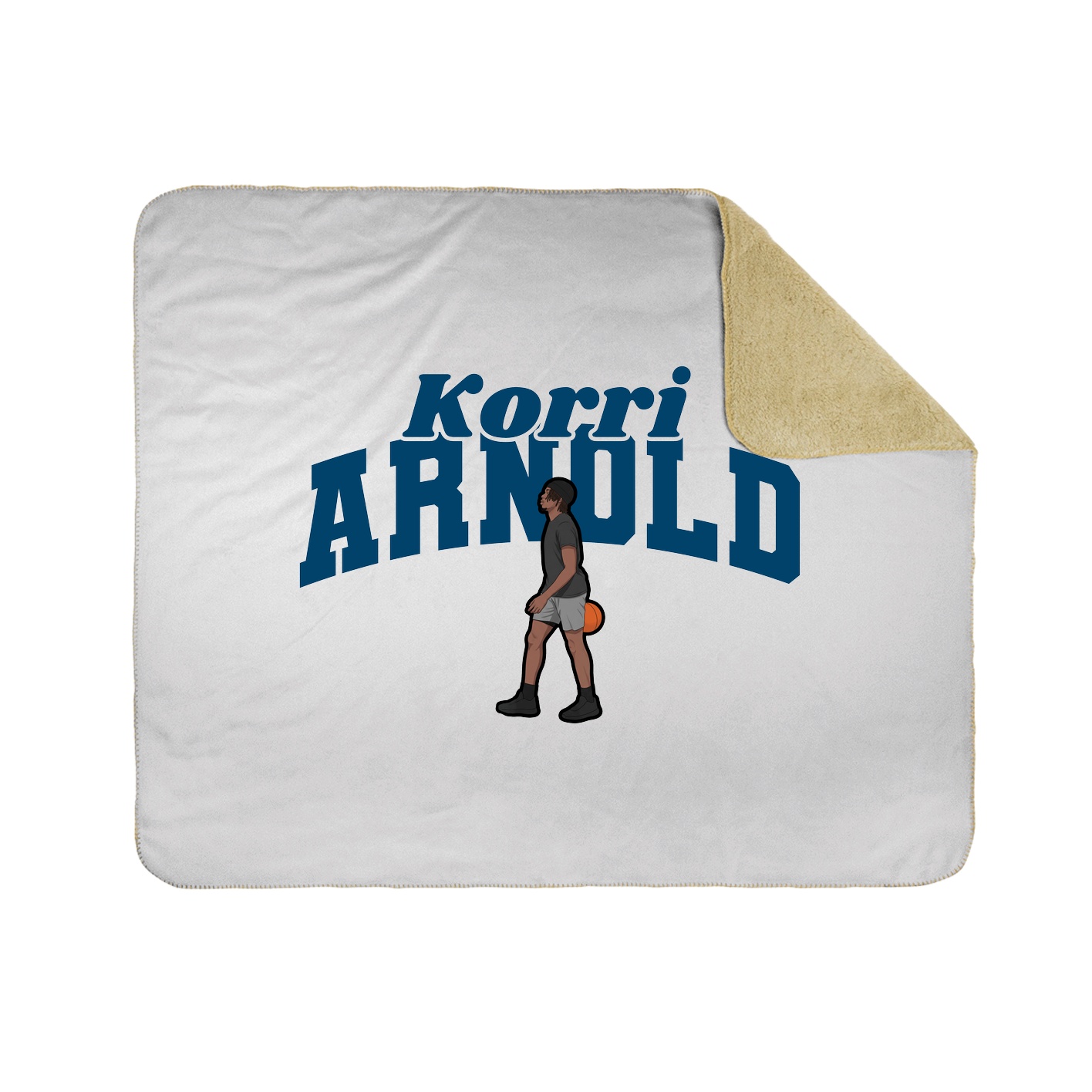 Throw Blanket — Signature Arch in White