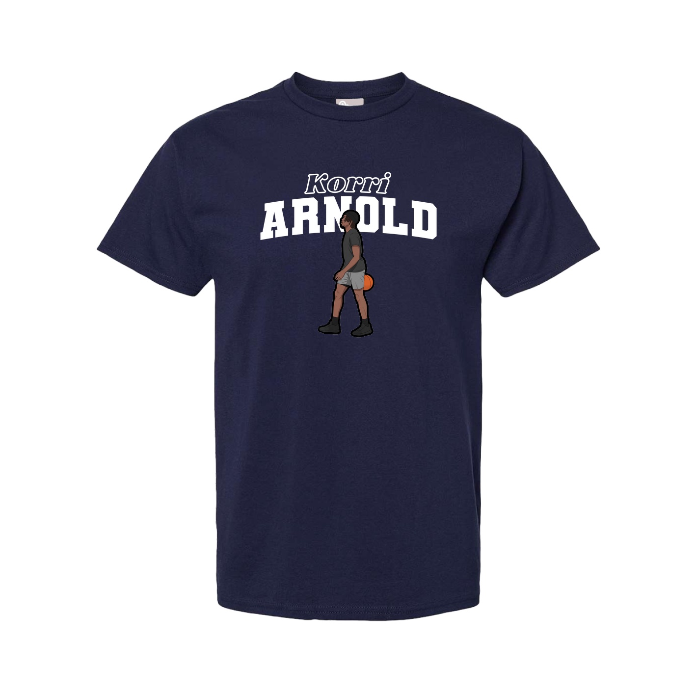 Tee — Name Arch in Navy