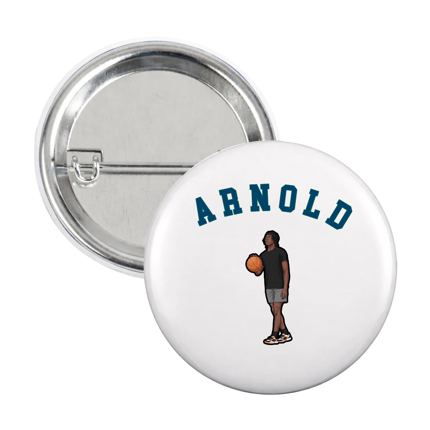 Game Day Button — Shirsey Arch in White
