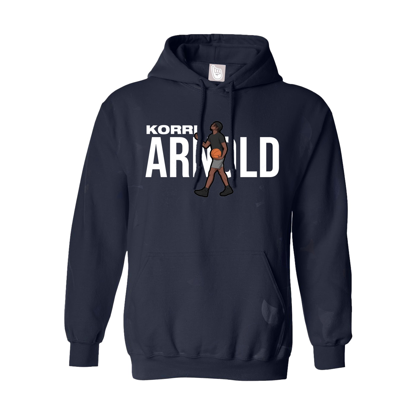 Hoodie — Player Name in Navy