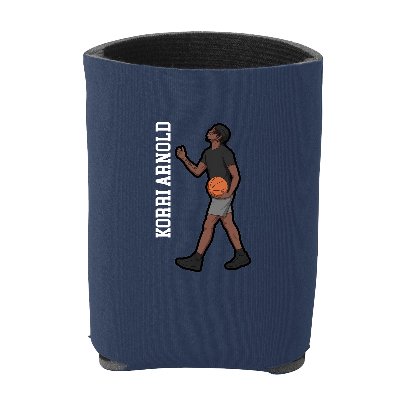 Can Holder — Name Vertical in Navy