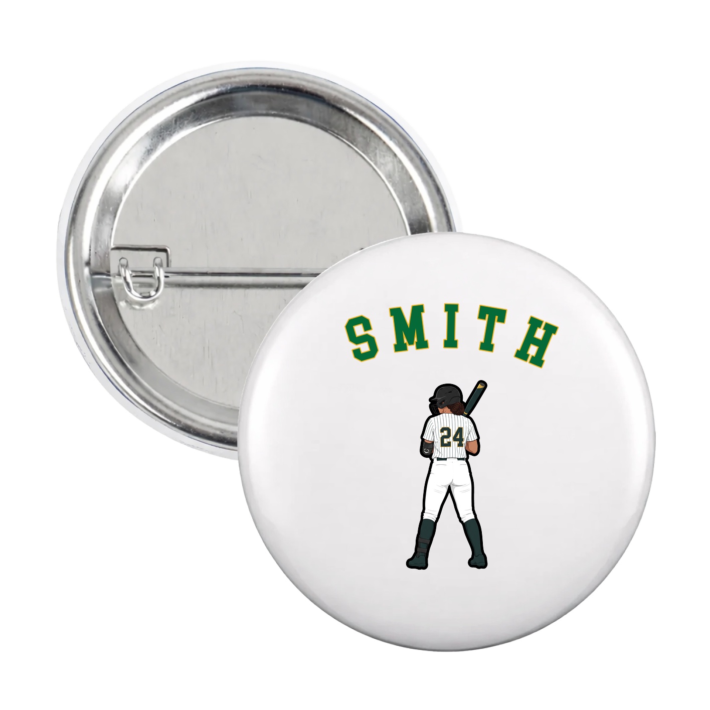 Game Day Button — Shirsey Arch in White