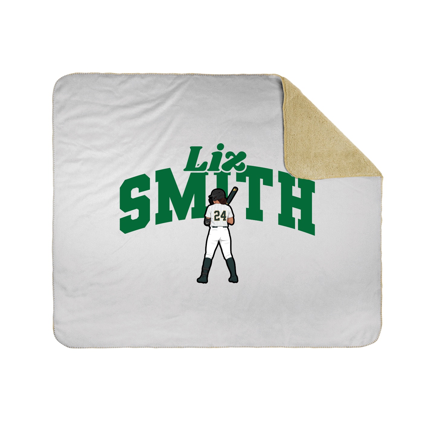 Throw Blanket — Signature Arch in White